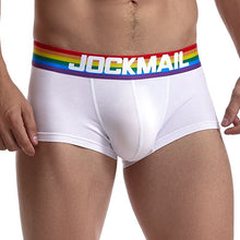 Load image into Gallery viewer, Sexy rainbow cotton breathable see-through quadrangular boxer briefs
