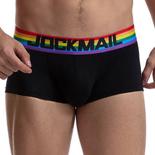 Load image into Gallery viewer, Sexy rainbow cotton breathable see-through quadrangular boxer briefs