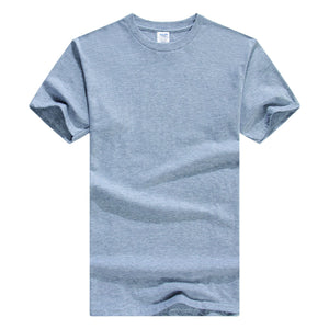 Men'S Loose Round Neck Short Sleeve Cotton T-Shirt