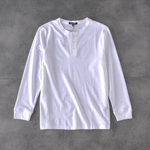 Load image into Gallery viewer, Pure Color Simple And Versatile Men&#39;S Long-Sleeved T-Shirt