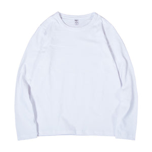 Long Sleeve T-Shirt Men'S Brushed Combed Cotton