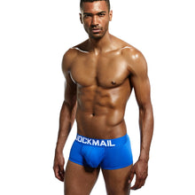 Load image into Gallery viewer, Sexy erotic U convex cotton solid color boxer briefs