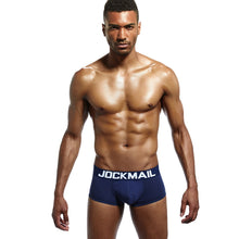 Load image into Gallery viewer, Sexy erotic U convex cotton solid color boxer briefs