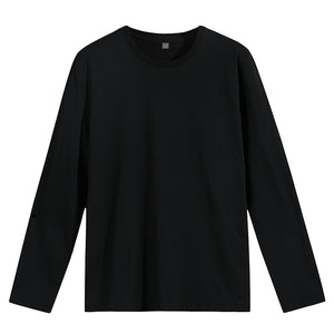 Fall Solid Color Pullover Loose Long Sleeve T-Shirt