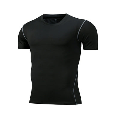 Men'S Sports Fitness Running Short Sleeve Quick-Drying T-Shirt