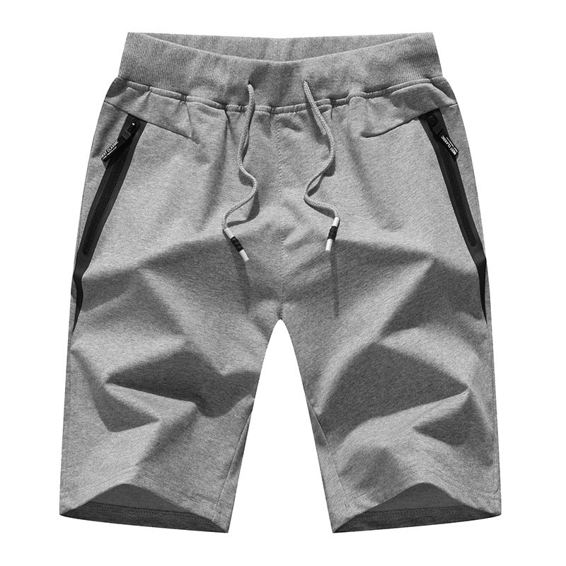 Summer Cotton Men'S Casual Beach Elastic Pants