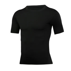 Men'S Tight Sports Fitness Quick-Drying Short-Sleeved T-Shirt