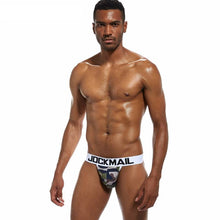 Load image into Gallery viewer, Camouflage nylon erotic super sexy double thong
