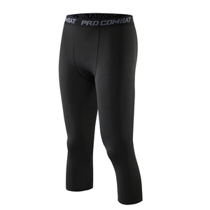 Fitness Running High Elastic Quick-drying Cropped Pants