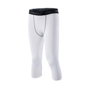 Fitness Running High Elastic Quick-drying Cropped Pants