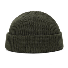 Load image into Gallery viewer, Pure Color Knitted Pullover Slip-on Cap Snow Hat