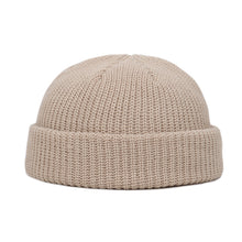 Load image into Gallery viewer, Pure Color Knitted Pullover Slip-on Cap Snow Hat