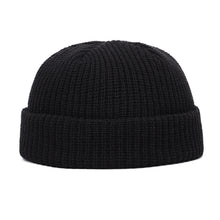 Load image into Gallery viewer, Pure Color Knitted Pullover Slip-on Cap Snow Hat