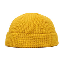 Load image into Gallery viewer, Pure Color Knitted Pullover Slip-on Cap Snow Hat
