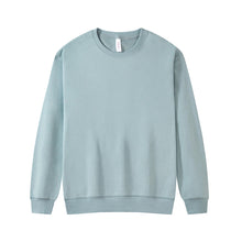 Load image into Gallery viewer, Spring And Autumn Pure Cotton Round Neck Men&#39;S Solid Color Loose Pullover