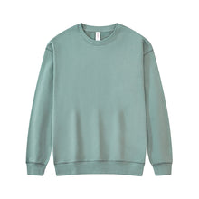 Load image into Gallery viewer, Spring And Autumn Pure Cotton Round Neck Men&#39;S Solid Color Loose Pullover