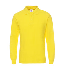 Load image into Gallery viewer, Fall/Winter Men&#39;S Lapel Solid Color Fashion Long-Sleeved T-Shirt