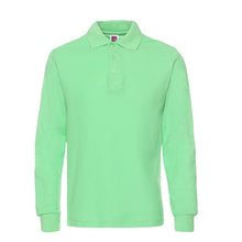 Load image into Gallery viewer, Fall/Winter Men&#39;S Lapel Solid Color Fashion Long-Sleeved T-Shirt