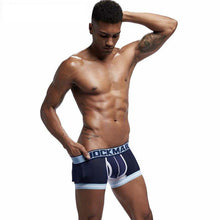 Load image into Gallery viewer, Sexy U-convex erotic mesh patchwork boxer briefs