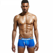 Load image into Gallery viewer, Sexy U-convex erotic mesh patchwork boxer briefs