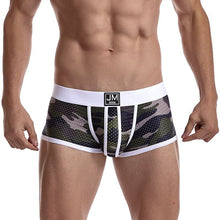 Load image into Gallery viewer, Sexy camouflage mesh breathable trendy boxer briefs