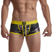 Load image into Gallery viewer, Sexy camouflage mesh breathable trendy boxer briefs