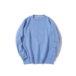 Fall/Winter Men'S Loose Casual Round Neck Long Sleeve Top