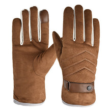 Load image into Gallery viewer, Winter Men'S Plus Velvet Outdoor Windproof Touch Screen Gloves