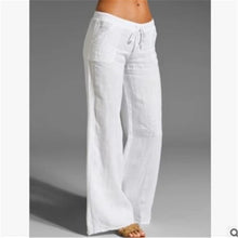 Load image into Gallery viewer, Cotton And Linen Solid Color Women&#39;S Casual Pants