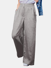 Load image into Gallery viewer, Hérmorcy Women Loose Wide-leg Pant Solid Color Casual Trousers