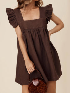 Fashion Solid Color Loose Casual Dress